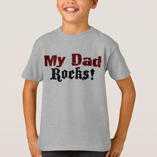 Mijn vader Rocks T-shirt (Voorkant)