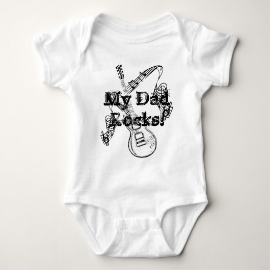 Mijn vader Rocks T-Shirt - Gift for Dad (Voorkant)