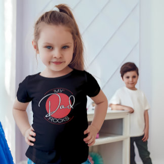 Mijn vader Rocks T-shirt: Uniek Vaderdag cadeau T-shirt