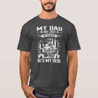 Mijn vader Veteran My Hero Veteran steunt grappny T-shirt