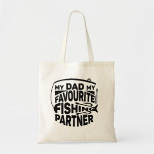 MIJN VADER VIST PARTNER. TOTE BAG