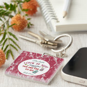 Mijn vader voor je zout-liefde sleutelhanger (Voorkant Rechts)