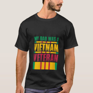 Mijn vader was een Vietnamveteraan en trotse vader T-shirt