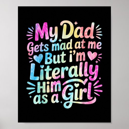Mijn vader wordt boos op me, maar ik & # 39; ben l poster (Voorkant)