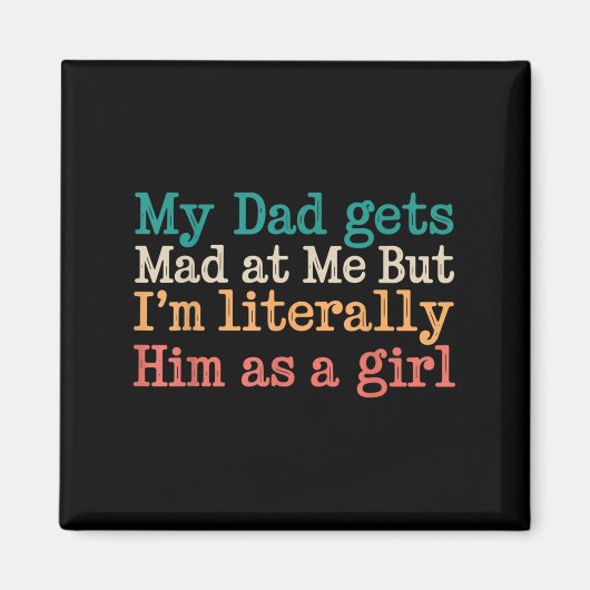 Mijn vader wordt boos op me, maar ik ben hem lette magneet (Voorkant)