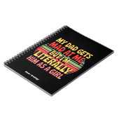 Mijn vader wordt boos op me, maar ik ben hem lette notitieboek (Linkerzijde)