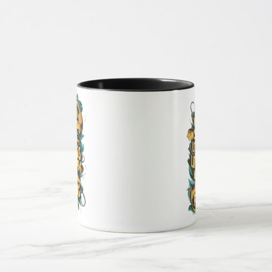 Mijn vader zegt dat jij kleine bas bent mok (Midden)