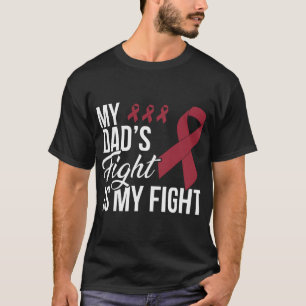 Mijn vaders gevecht is mijn gevecht tegen multipel t-shirt