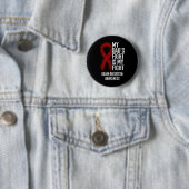 Mijn vaders gevecht is mijn gevechtshersenaneurysm ronde button 5,7 cm (In situ)