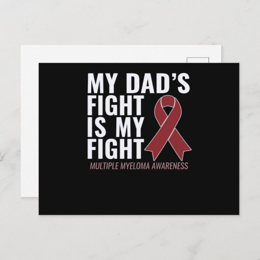 Mijn vaders gevecht is mijn Shirt van multipel mye Aankondigingskaart (Voorkant / Achterkant)