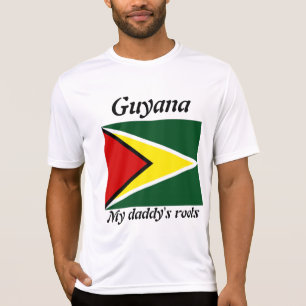 Mijn vaders guyana mannen t-shirts