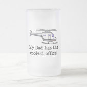 Mijn vaders helikopter matglas bierpul (Center)