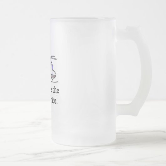 Mijn vaders helikopter matglas bierpul (Rechts)