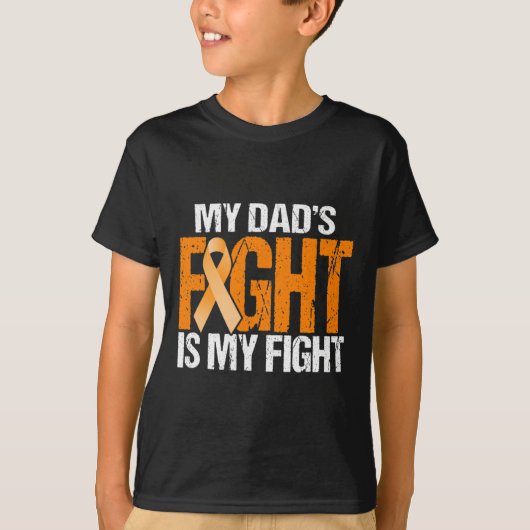 Mijn vaders strijd is mijn strijd tegen leukemie.. t-shirt (Voorkant)