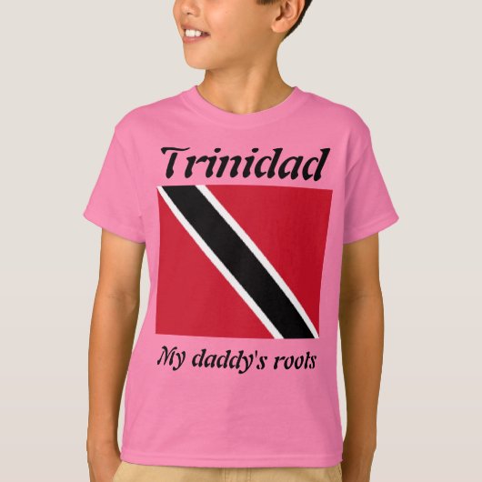 Mijn vaders trinidad kinder t-shirts (Voorkant)