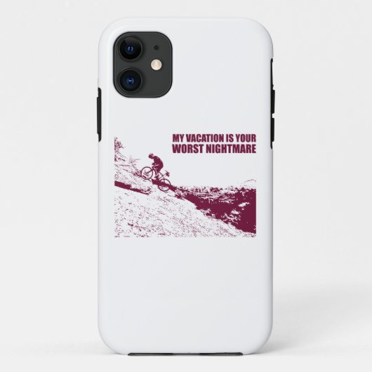 Mijn vakantie is je ergste nachtmerrie Case-Mate iPhone case (Achterkant)