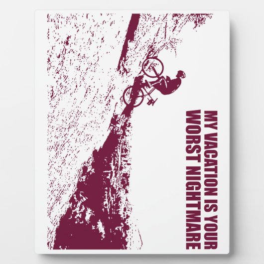 Mijn vakantie is je ergste nachtmerrie fotoplaat (Voorkant)