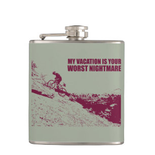 Mijn vakantie is je ergste nachtmerrie heupfles