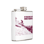 Mijn vakantie is je ergste nachtmerrie heupfles (Rechts)