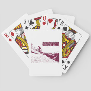 Mijn vakantie is je ergste nachtmerrie pokerkaarten