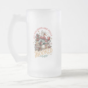 Mijn vakanties zijn helemaal volgeboekt matglas bierpul