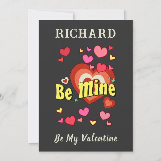 Mijn valentijn aangepaste Valentijnsdag Kaart (Voorkant)