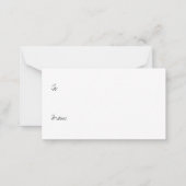 Mijn Valentijn bijen Notitiekaartje (Achterkant)