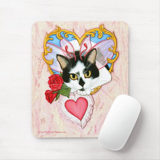 Mijn Valentijn Cat Mousepad Muismat (Met muis)