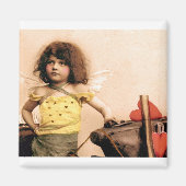 Mijn Valentijn Cupido Blacksmith fotomagneet Magneet (Voorkant)