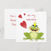Mijn Valentijn Cute Frog Prins (Voorkant / Achterkant)