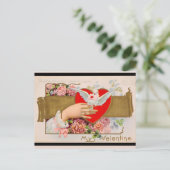 Mijn Valentijn  Dove Letter Feestdagenkaart (Staand voorkant)