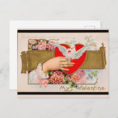 Mijn Valentijn  Dove Letter Feestdagenkaart (Voorkant / Achterkant)