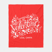 Mijn Valentijn Fleece Blanket (Voorkant)