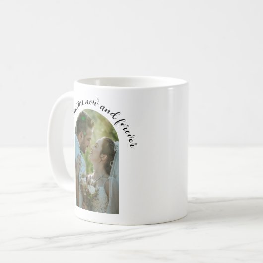 Mijn Valentijn Foto Romantische Hart Mok (Voorkant links)