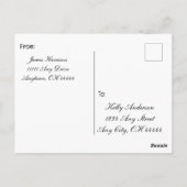 Mijn Valentijn Geplakt Briefkaart (Achterkant)