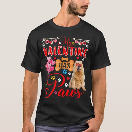 Mijn Valentijn heeft luidoekjes met zonnebril. T-shirt (Voorkant)