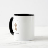 Mijn Valentijn Heeft Pootjes Cockapoo Hond Liefheb Mok (Voorkant links)