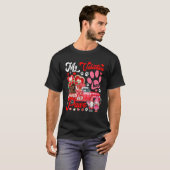Mijn Valentijn Heeft Pootjes Koppel Newfoundlander T-shirt (Voorkant volledig)