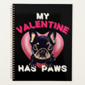 Mijn Valentijn heeft poten hondenliefhebber Planner (Voorkant)