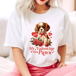 Mijn Valentijn heeft poten Schattige Vintage T-shirt