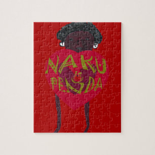 Mijn Valentijn houdt van je Nakupenda Kenya Swahil Legpuzzel