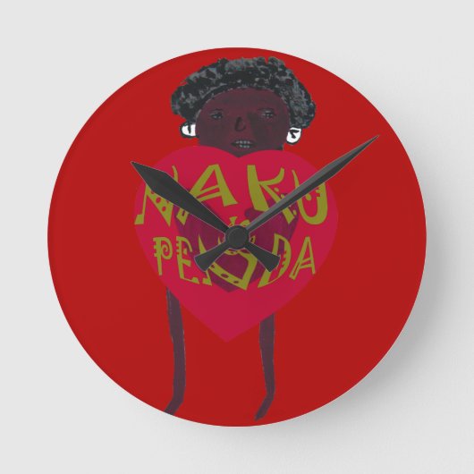 Mijn Valentijn houdt van u het Swahili Art. van Ronde Klok (Voorkant)