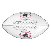 Mijn Valentijn is Football Visitekaartje Napkins (Voorkant)