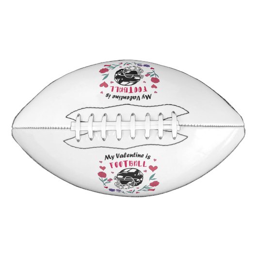 Mijn Valentijn is Football Visitekaartje Napkins (Voorkant)