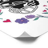 Mijn Valentijn is Football Visitekaartje Poster (Hoek)