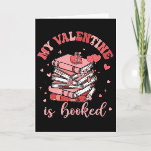 Mijn Valentijn Is Geboekt Liefde Lezen Boekenwurm  Kaart
