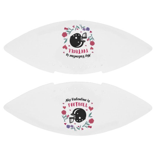 Mijn Valentijn is het Briefkaart van de Uitnodigin American Football (Panelen)
