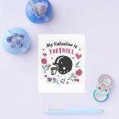 Mijn Valentijn is het Briefkaart van de Uitnodigin Flyer (Enkel)