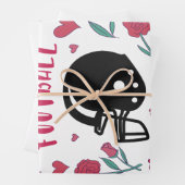 Mijn Valentijn is het Briefkaart van de Uitnodigin Inpakpapier Vel (In situ)