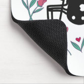 Mijn Valentijn is het Briefkaart van de Uitnodigin Muismat (Hoek)